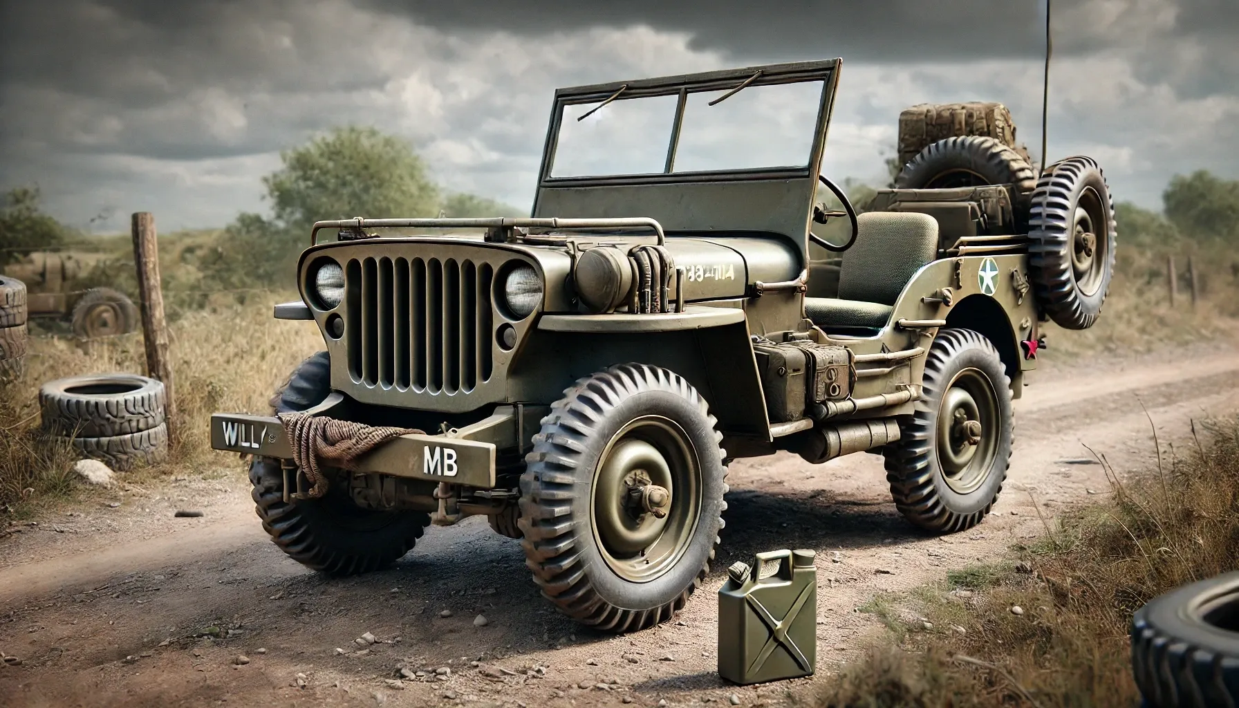 Original Willys MB military Jeep